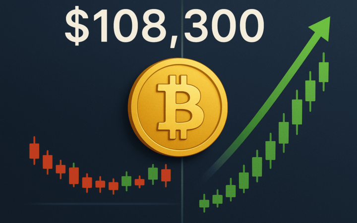 Bitcoin koers stabiel op $108.300 – tijd voor consolidatie of sprong?