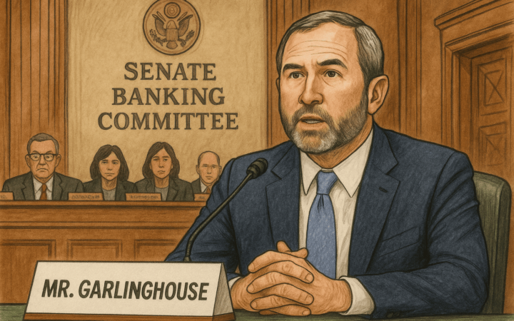 Ripple CEO getuigt vandaag voor Amerikaanse Senaat – XRP koers mikt op $3 doorbraak