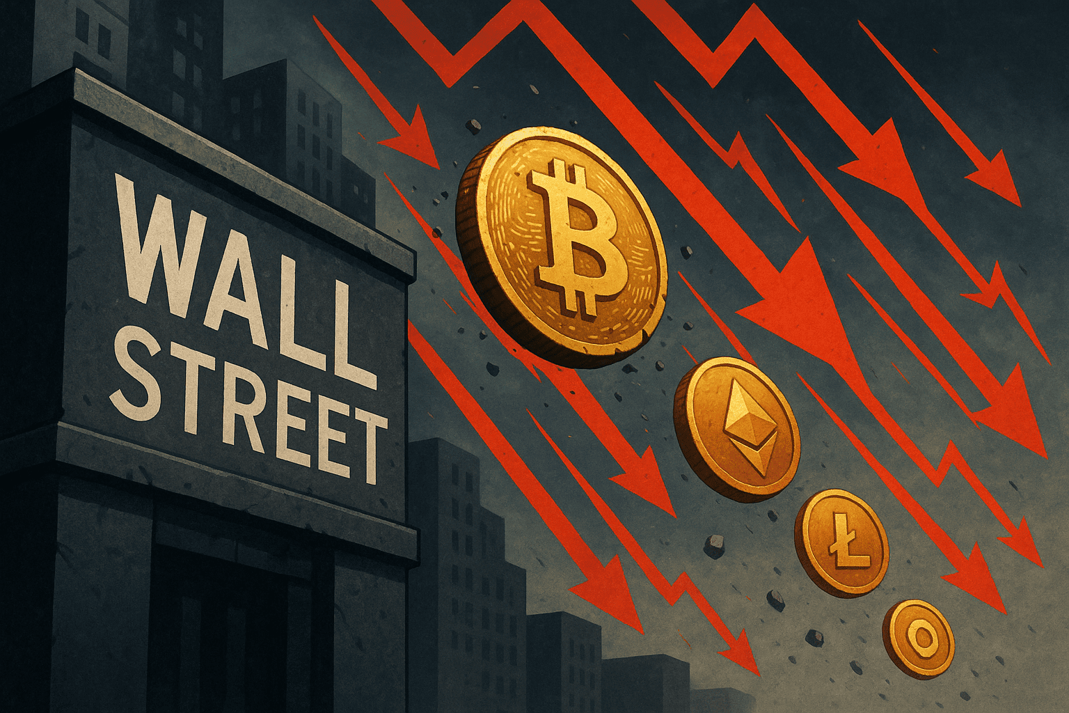 Crypto markt crash na inflatie cijfers - XRP -6%, Ethereum $4,5K