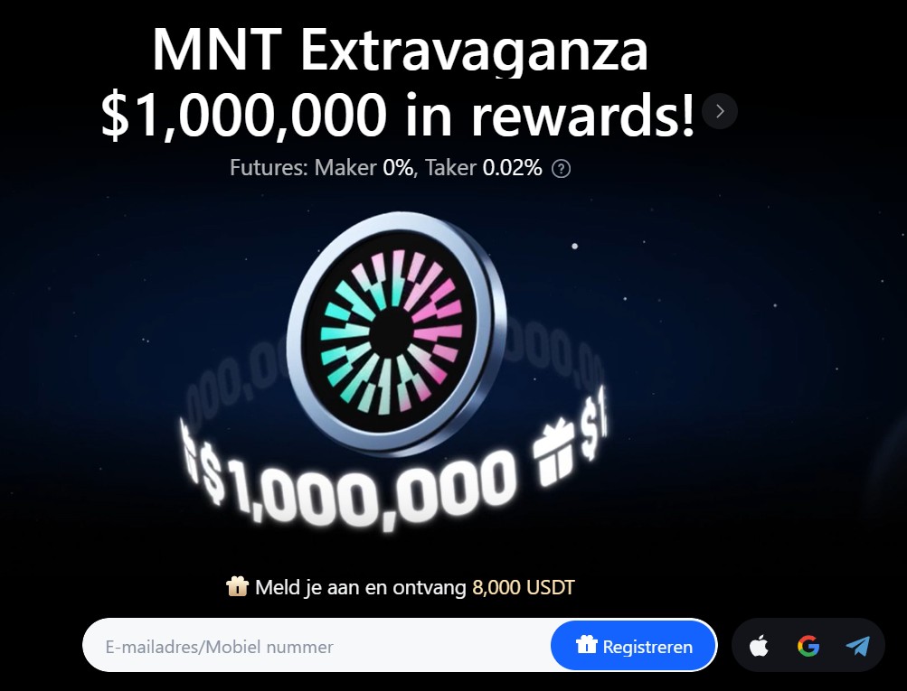 MEXC, het beste platform voor leverage trading van crypto in Nederland