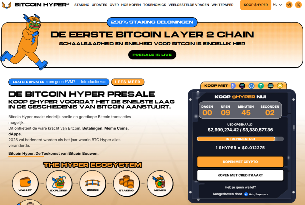 Bitcoin Hyper ($HYPER) presale
