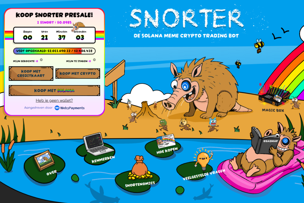 Snorter Bot ($SNORT) presale 2025