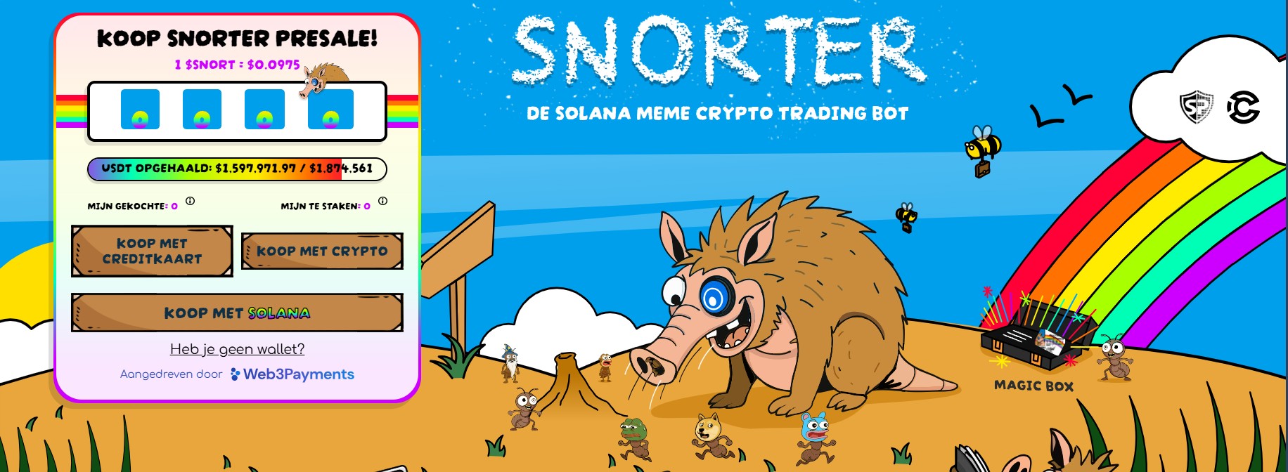 Snorter Bot haalt $1,5 miljoen op. Crypto nieuws vandaag