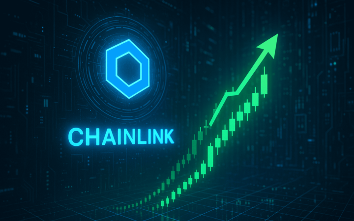 Chainlink koers consolideert rond 7 maanden high terwijl whales en instituten massaal instappen