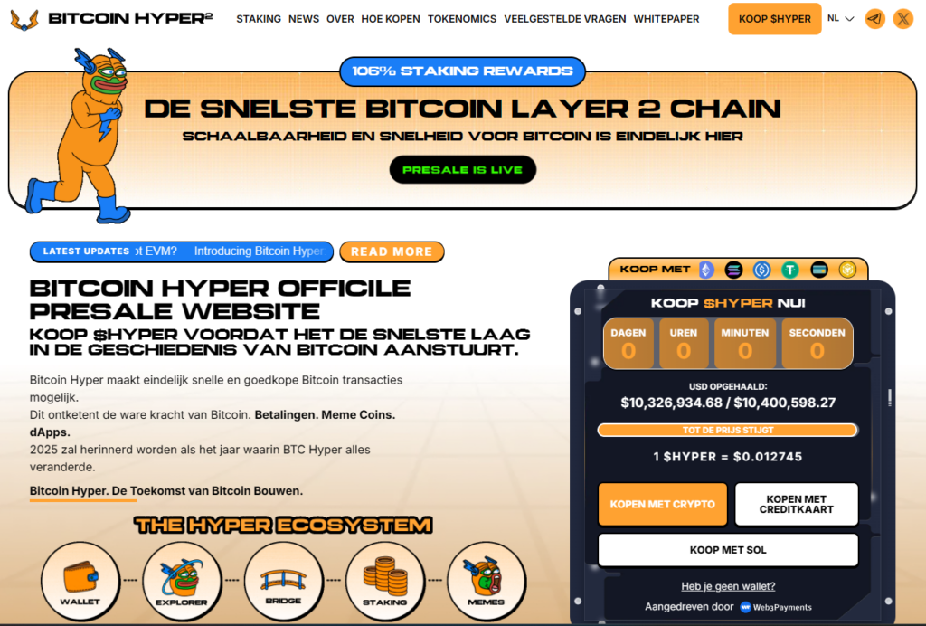 Bitcoin Hyper ($HYPER) presale 2025