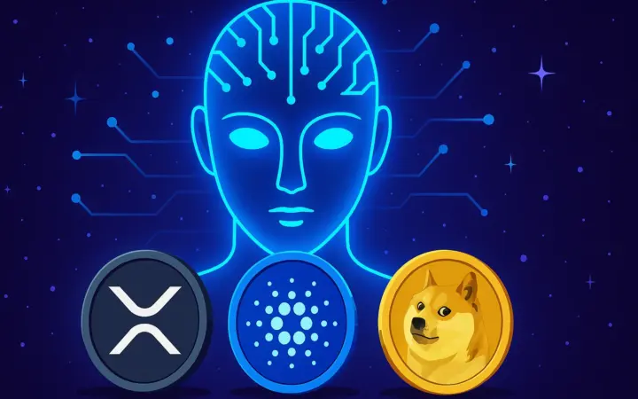 Perplexity AI voorspelt: XRP naar $20, Dogecoin naar $0,45, Cardano naar $3,50 eind 2025