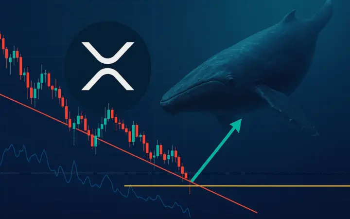 XRP koers op kritiek punt – whale activiteit signaleert cruciale prijstest