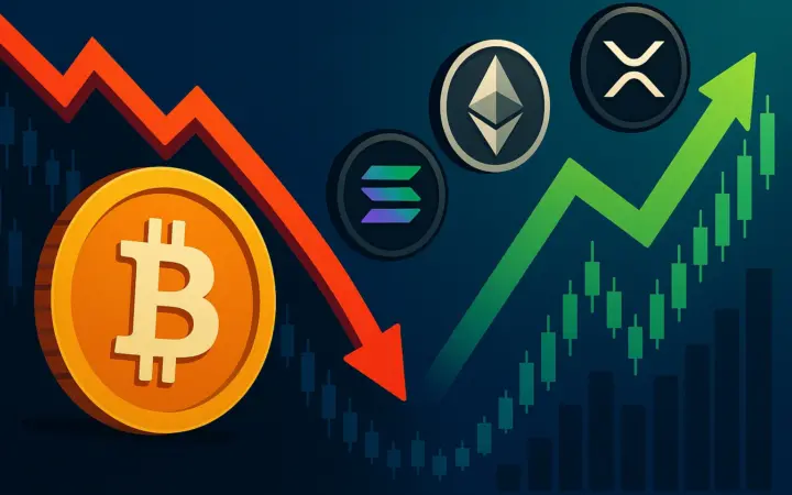 Altseason begint – Bitcoin dominantie daalt, XRP en andere altcoins stijgen massaal