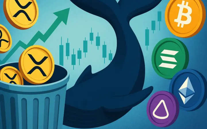 Ripple ETF afwijzing zorgt voor rotatie naar altcoins – whales dumpen XRP voor 100x crypto’s