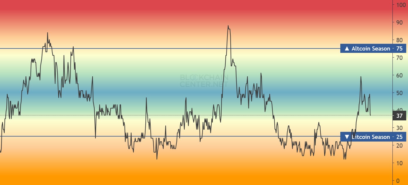 De interesse in altcoins is gegroeid. Bron: BlockChainCenter.