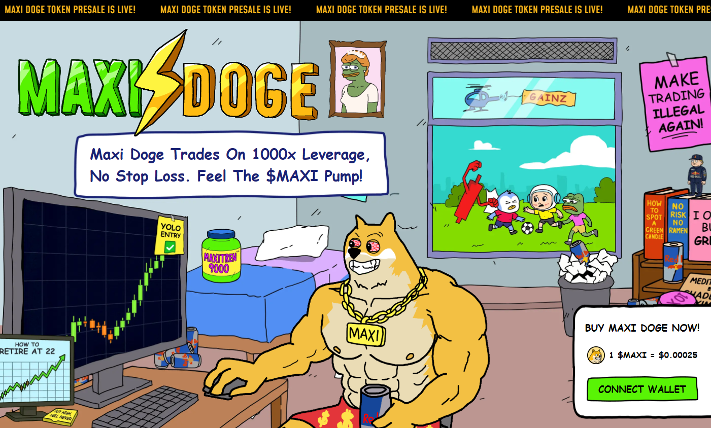 Maxi Doge ($MAXI) presale 2025