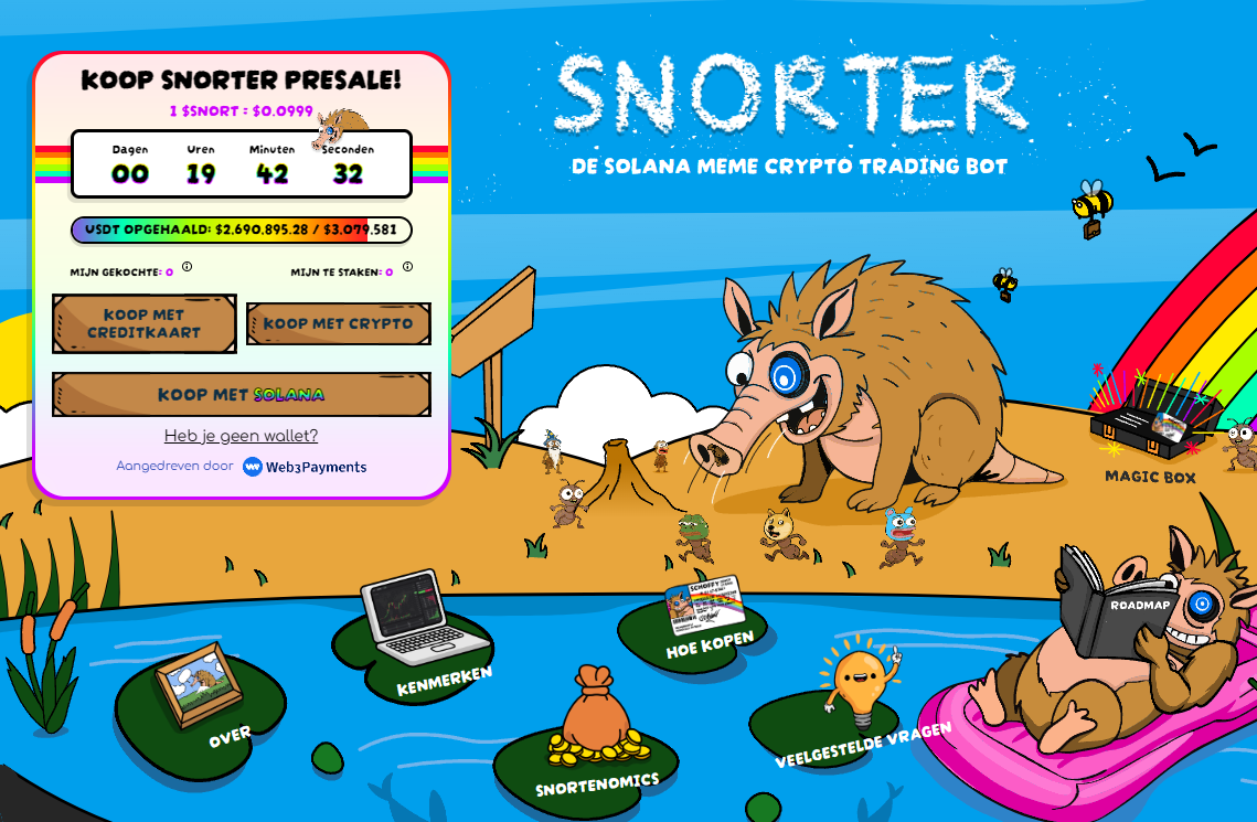 Snorter Bot ($SNORT) presale 2025