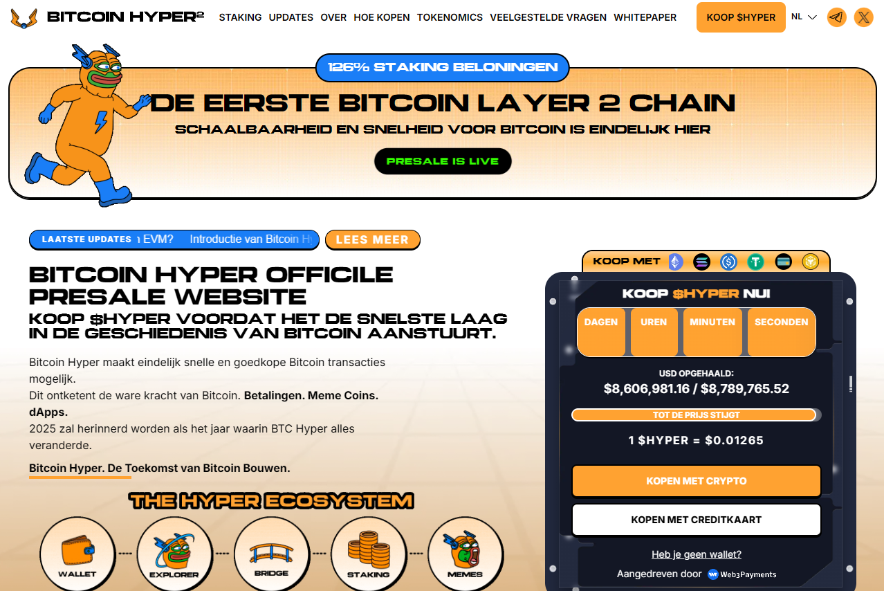Bitcoin Hyper ($HYPER) presale 2025