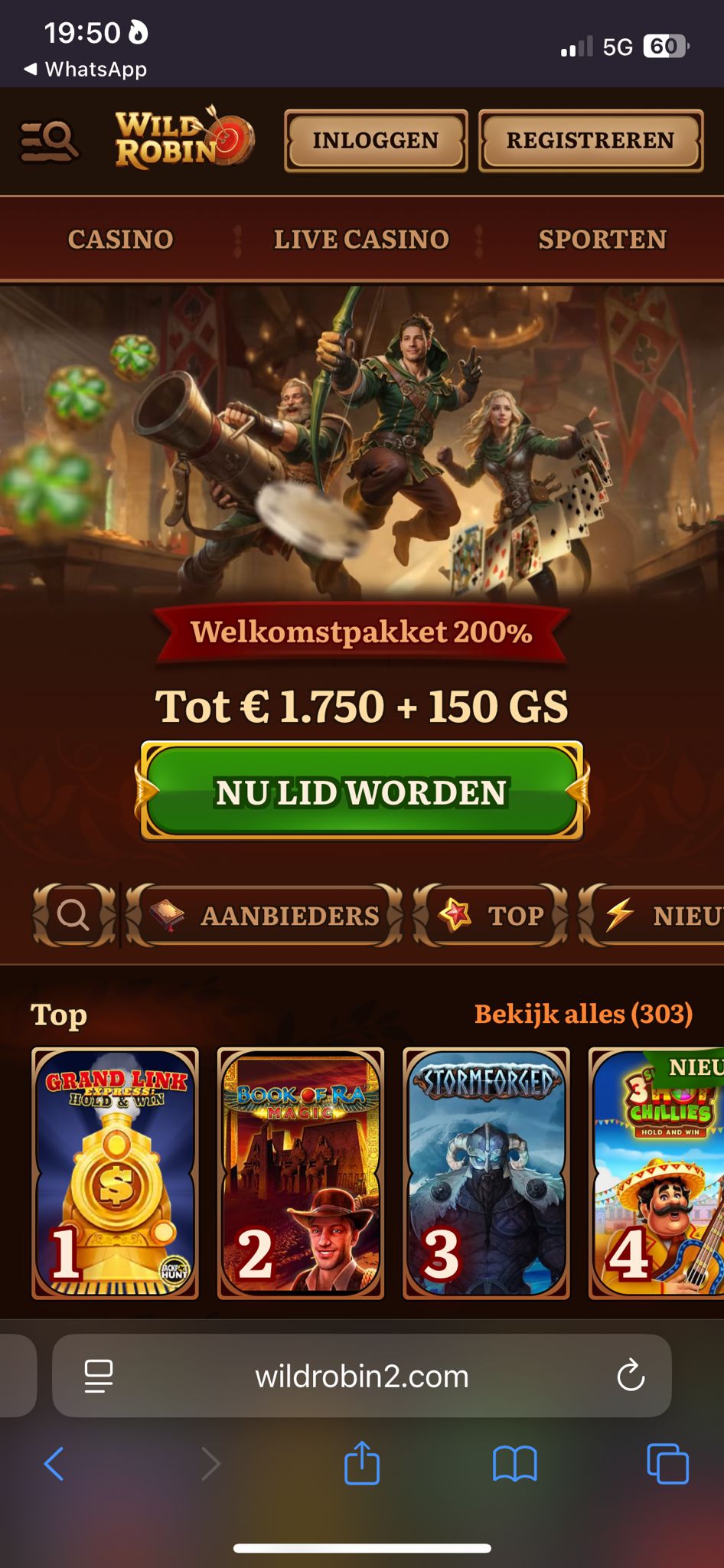 wildrobin mobiel online casino zonder Cruks