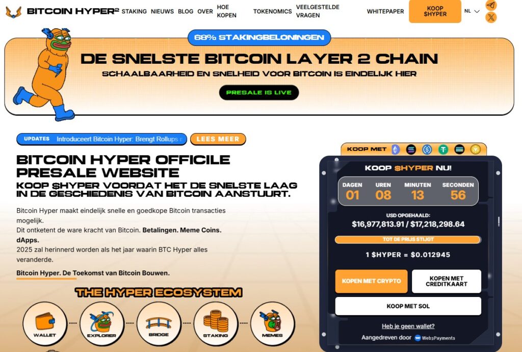 Bitcoin hyper crypto presale $HYPER