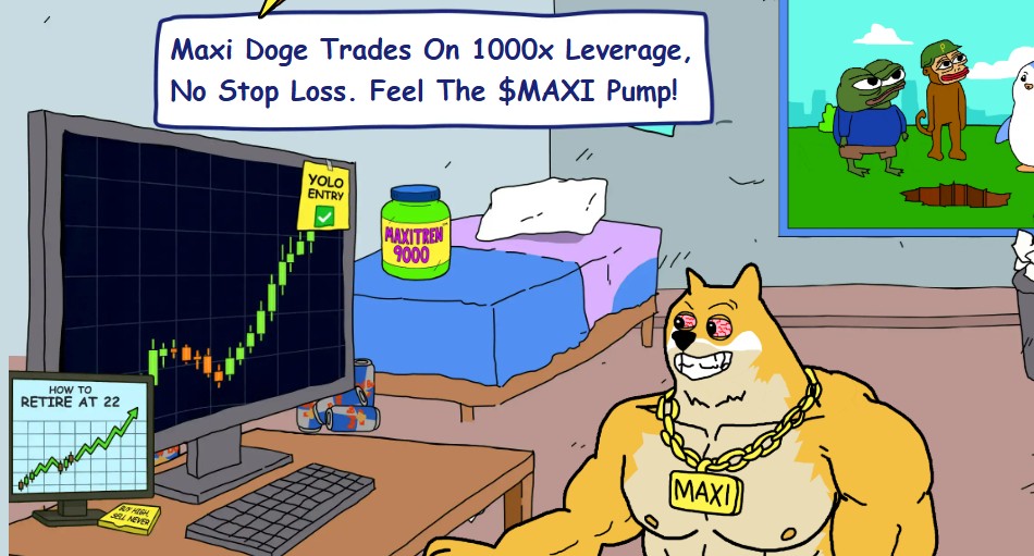 Maxi Doge is een nieuwe meme coin.