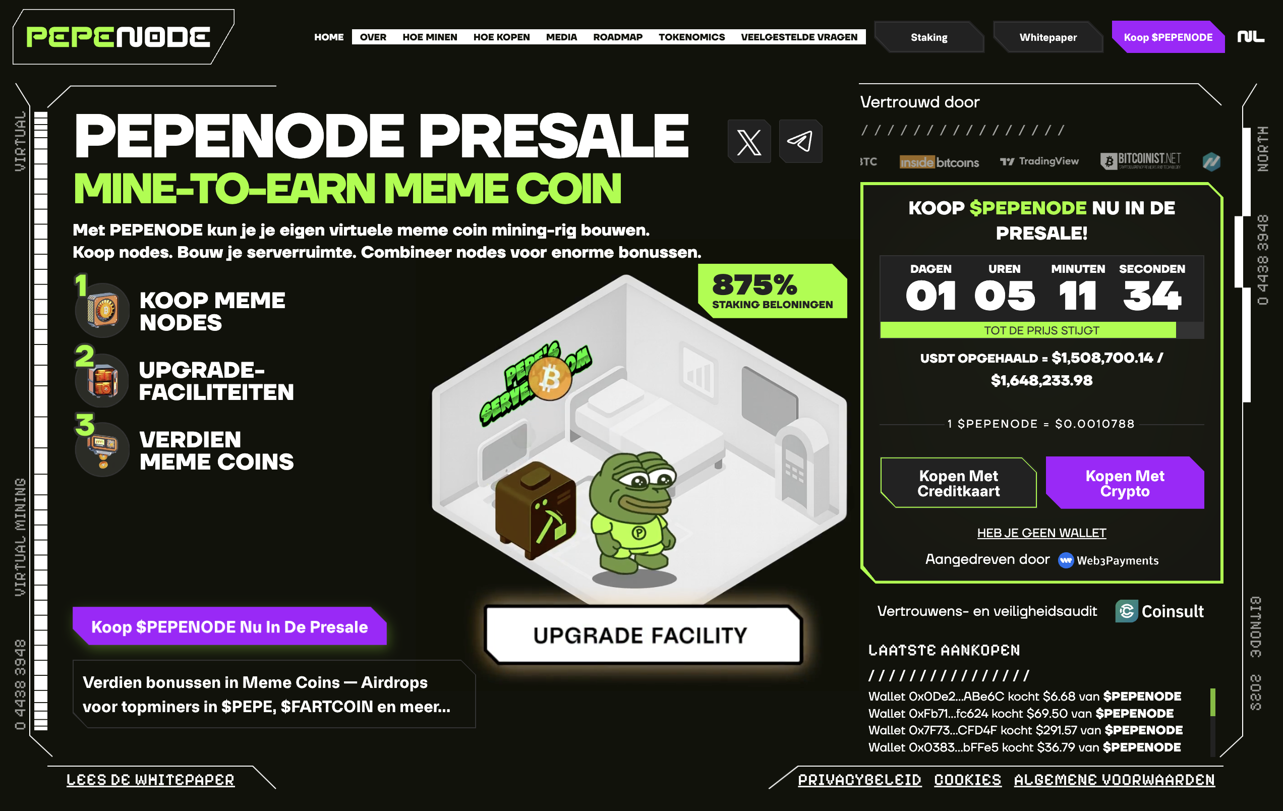 Pepenode $PEPENODE presale