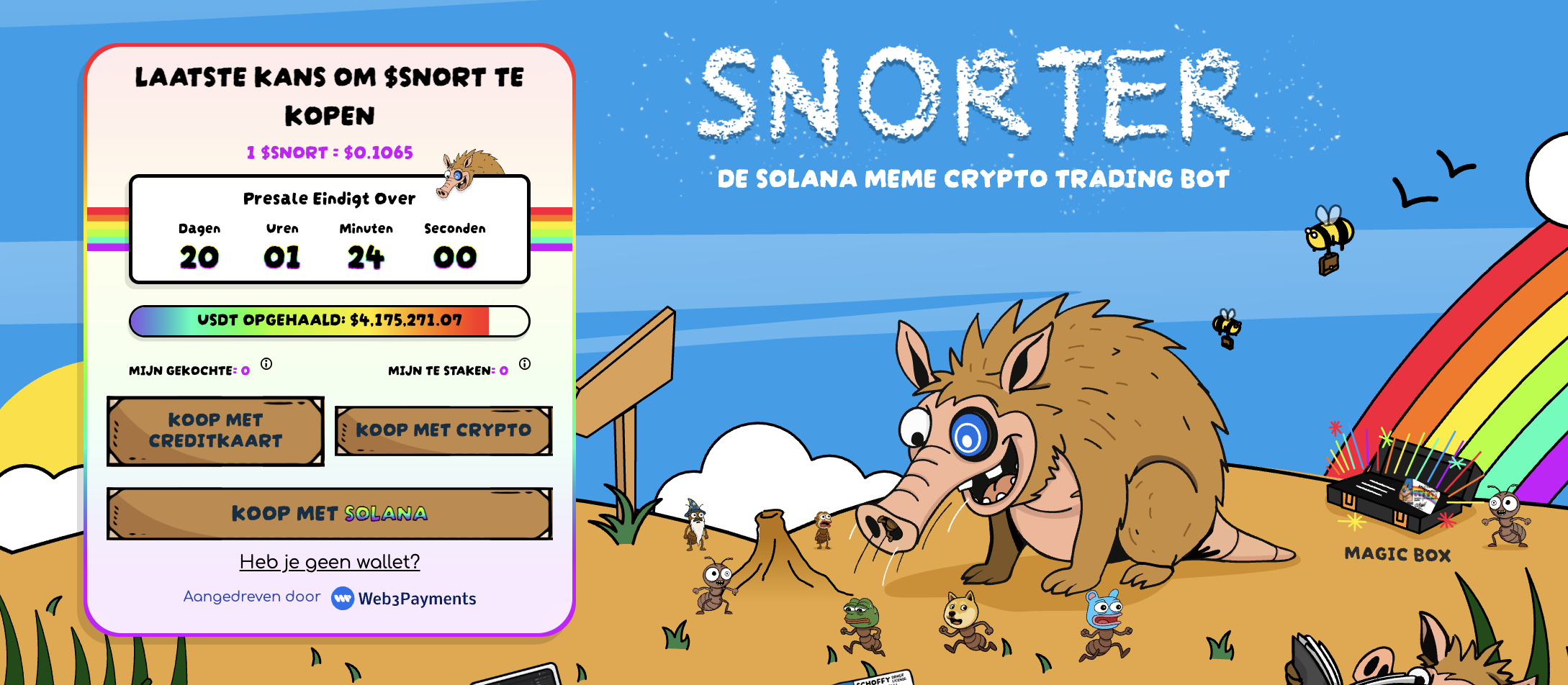 Snorter presale $SNORT
