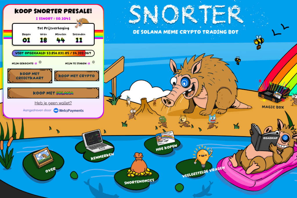 Snorter Bot ($SNORT) presale 2025