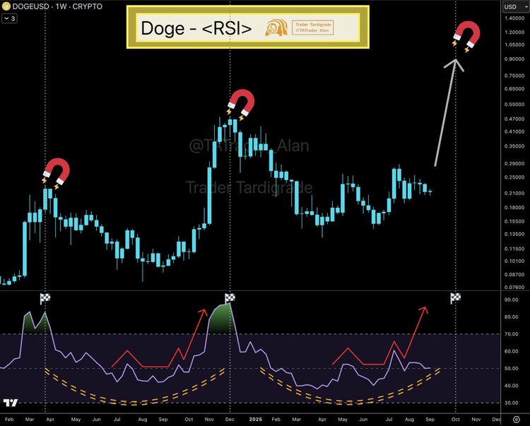 Ta Dogecoin, doge koers