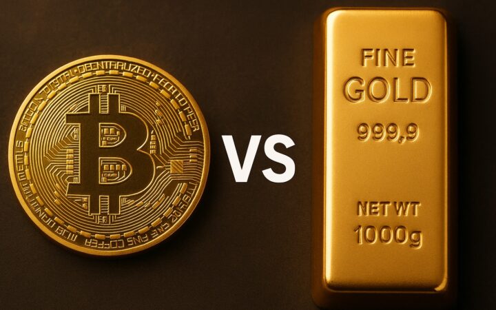 Bitcoin verliest van goud als veilige haven in 2025 – waarom slimme beleggers toch BTC kiezen