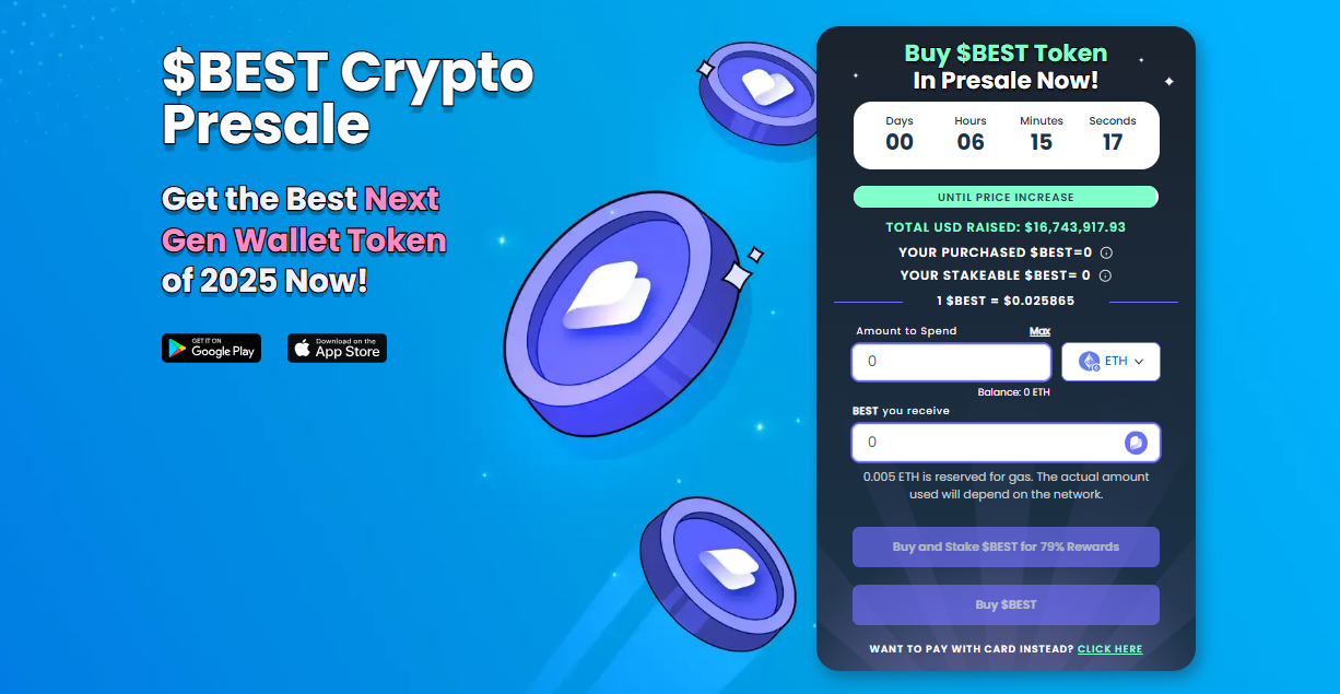 Best wallet is een nieuwe presale crypto