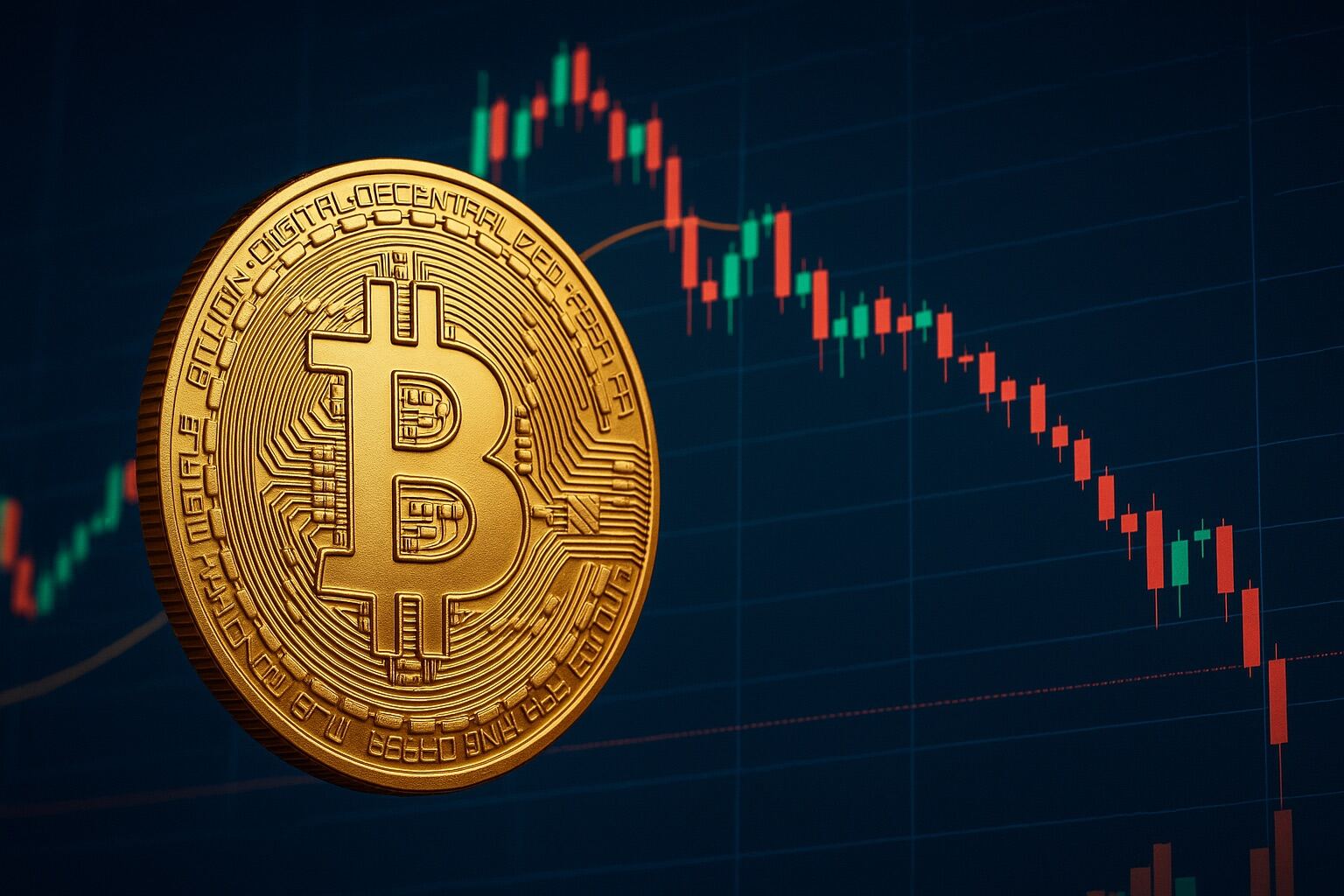 Bitcoin koers bearish door dollar en afname leverage