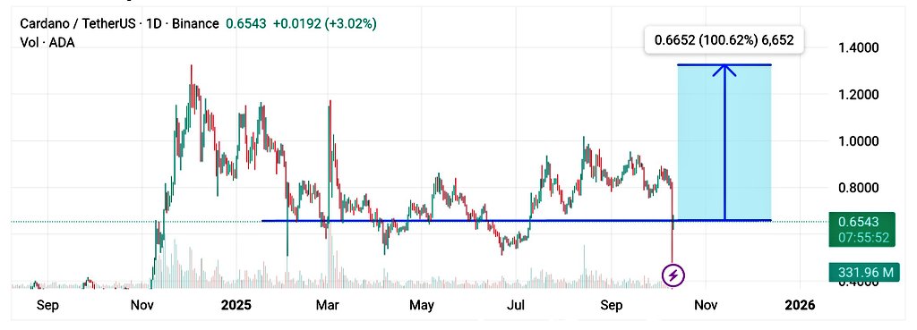Cardano koers analyse 13 oktober
