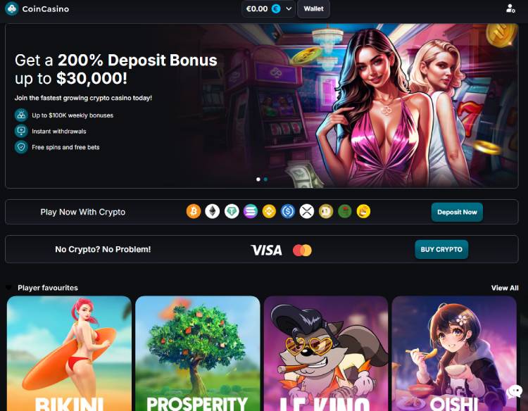 crypto casino coincasino