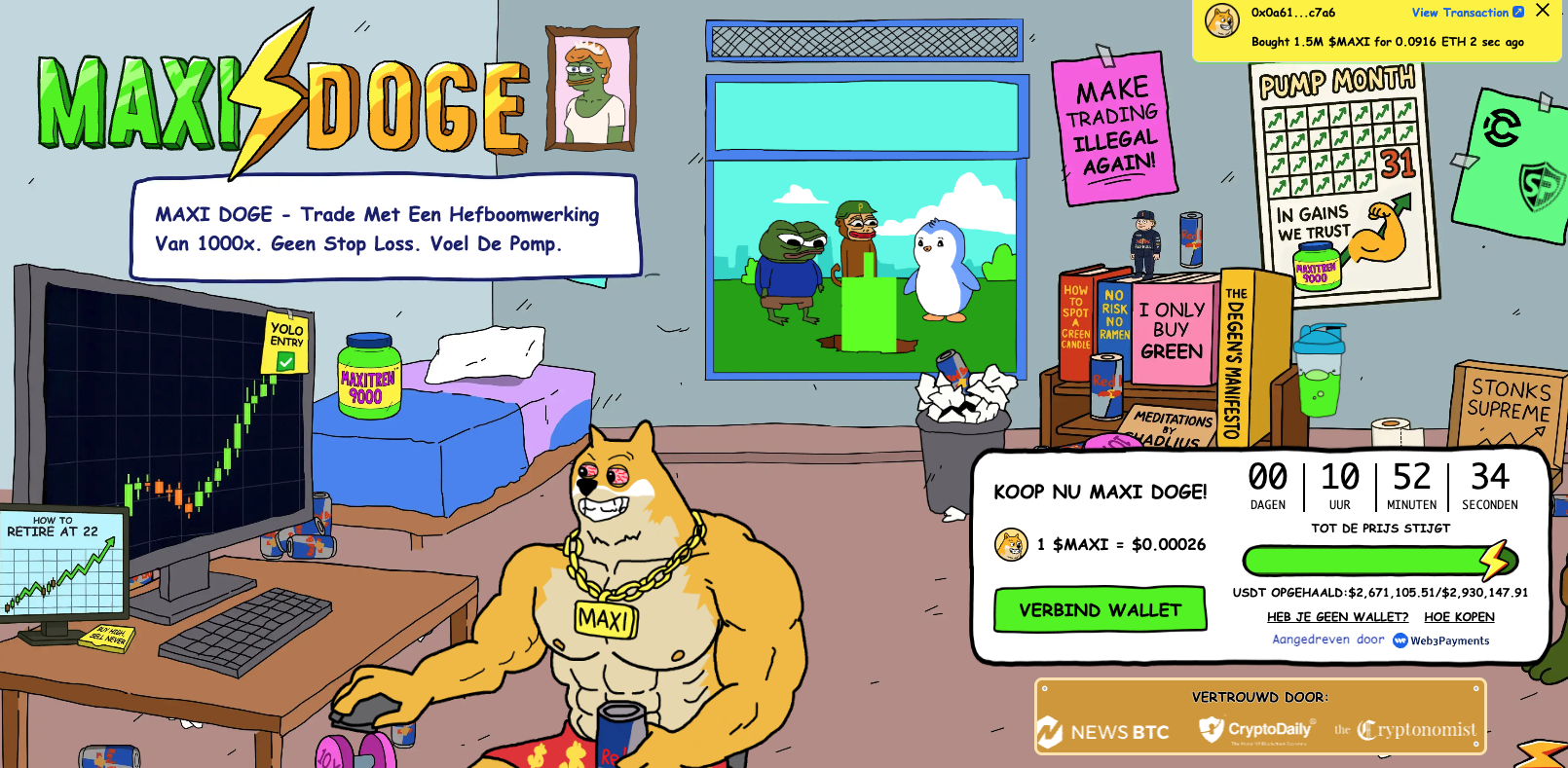 Maxi Doge presale $MAXI