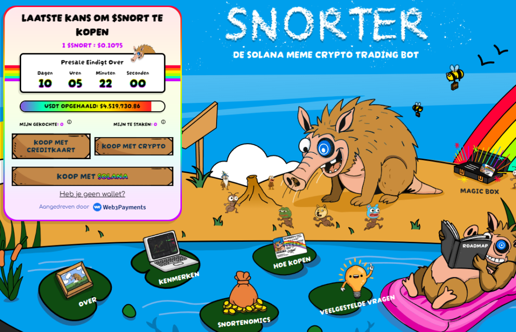 Snorter Bot ($SNORT) presale 2025