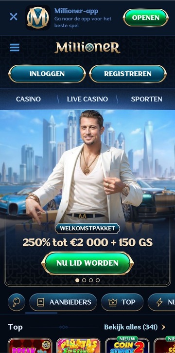 Millioner beste online casino buitenland