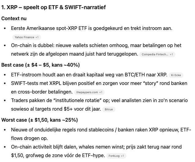 Antwoord ChatGPT XRP