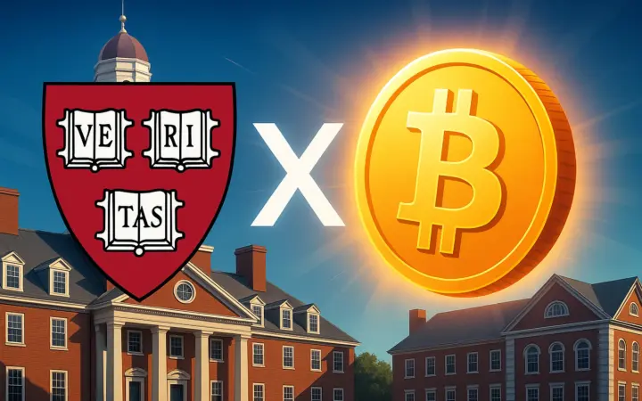 Harvard koopt $442M BTC – Bitcoin koers crash deze week voorbij?