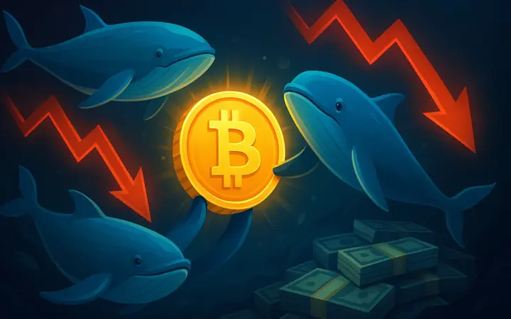 Bitcoin whales kopen massaal 45.000 BTC bij tijdens crash – wat gaat BTC doen?