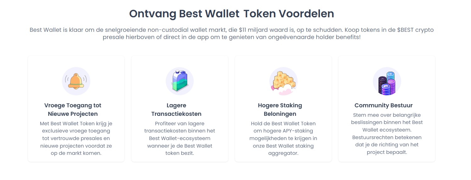 Enkele voordelen van de Best Wallet Token