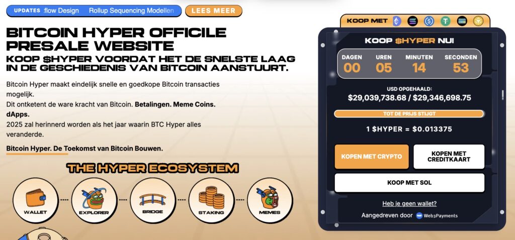 Bitcoin Hyper HYPER presale