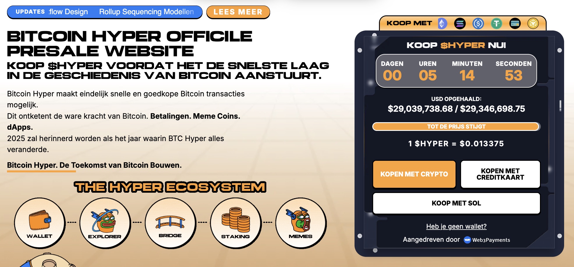 Bitcoin Hyper HYPER presale