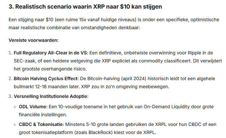 DeepSeek AI XRP koers naar 10
