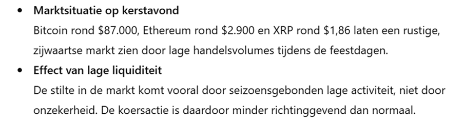 Koersvoorspelingen - Bron: ChatGPT