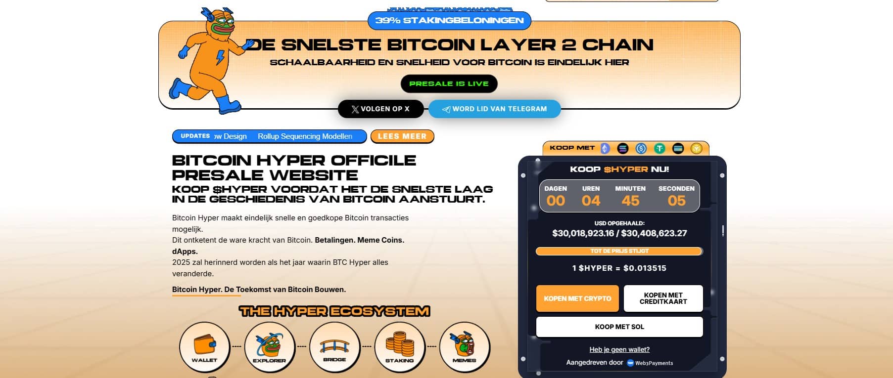 Bitcoin Hyper is een L2 presale crypto