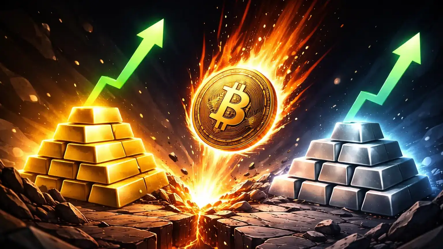 Bitcoin crasht onder $93.000, goud op nieuw hoogtepunt – wat gaat BTC doen deze week?