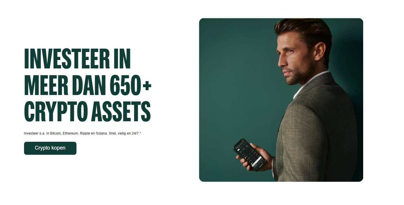 Bitpanda is de EU crypto trading hub met meer dan 650 tokens. Bron: Bitpanda.