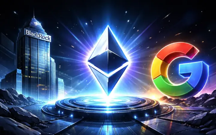 Ethereum bespreekt BlackRock en Google samenwerking – ETH naar $10.000 voor juni?