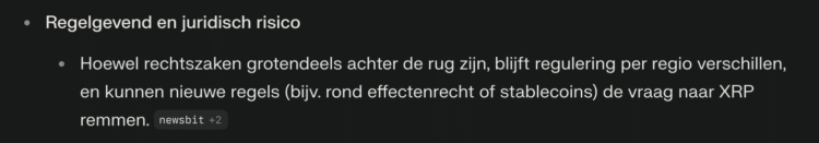 XRP koers rond $1,90 met focus op Ripple nieuws en 2026 voorspelling.