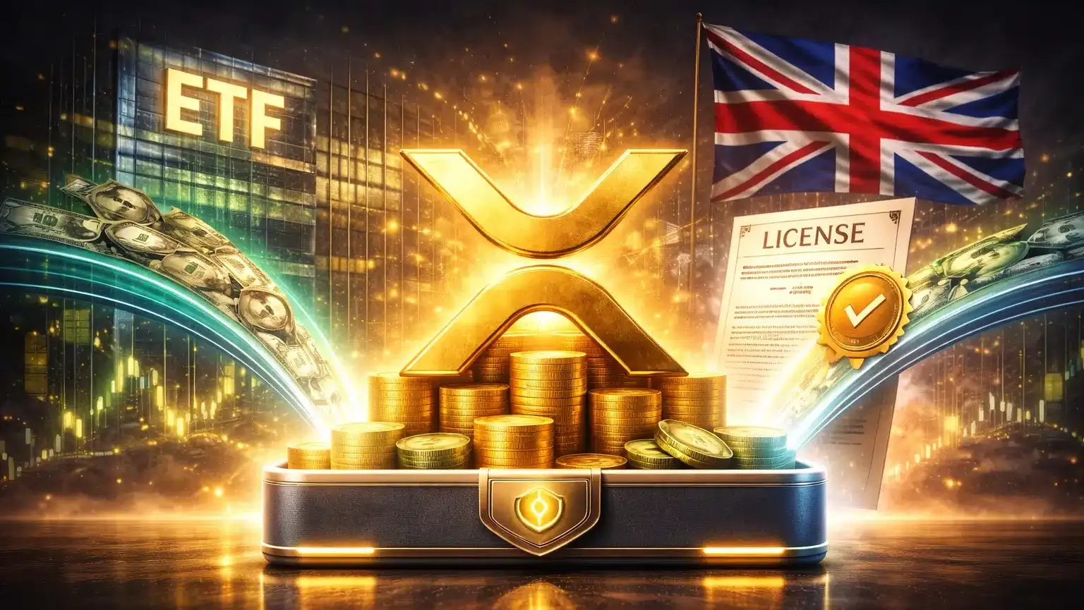 XRP nieuws vandaag: $46 miljoen instroom en VK licentie stuwen Ripple koers naar $3