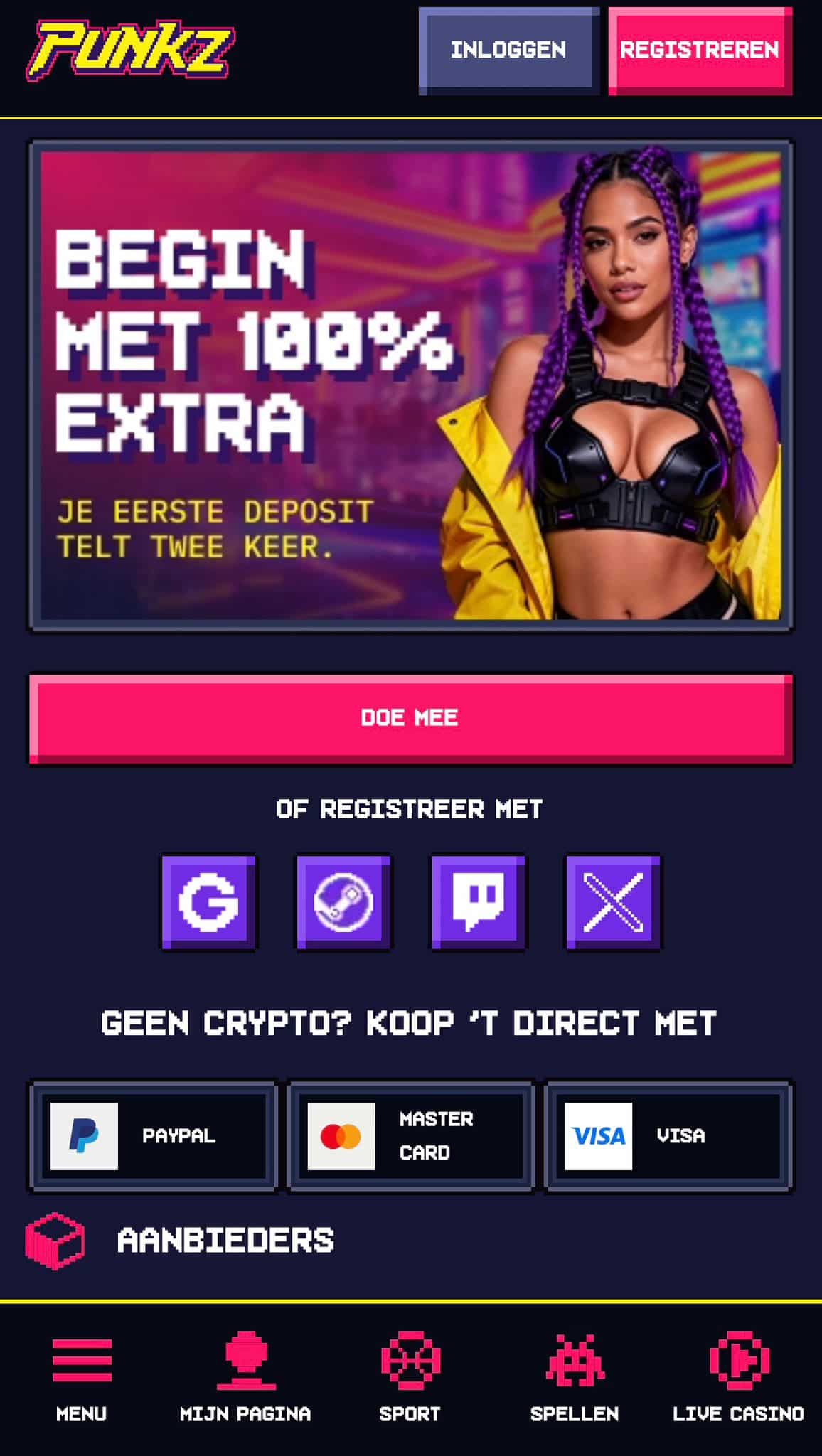 punkz beste no kyc casino