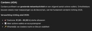 ADA koers ChatGPT verwachting