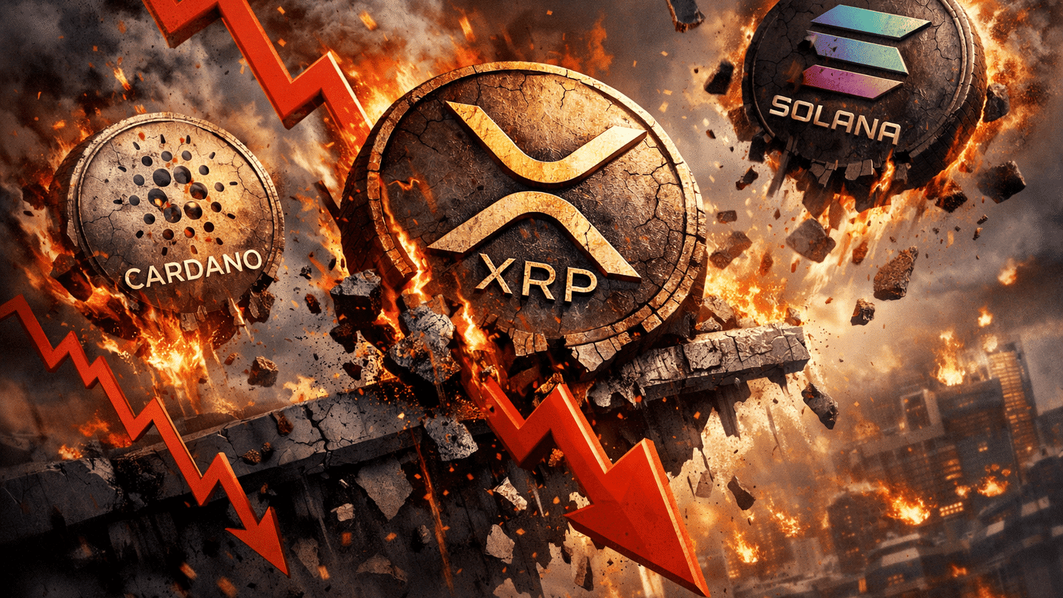 Crypto vandaag: XRP, ADA en SOL crashen maar analist ziet binnenkort altseason