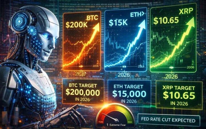 Claude AI voorspelt crypto koersen na crash van 50% – BTC, ETH en XRP in 2026